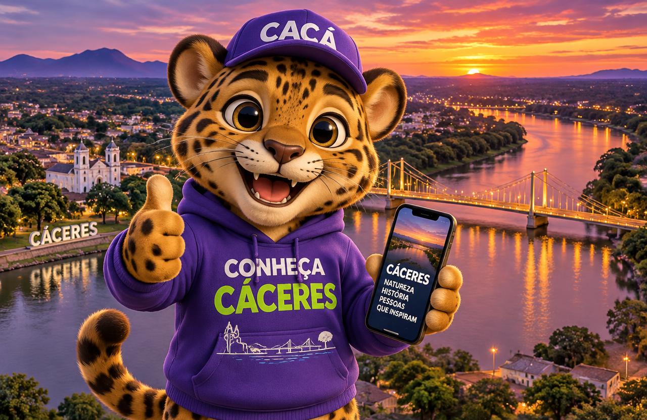 Conheça Cáceres com o CACÁ